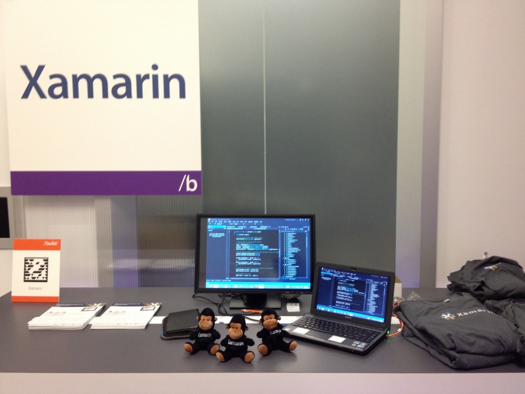 The Xamarin booth at BUILD