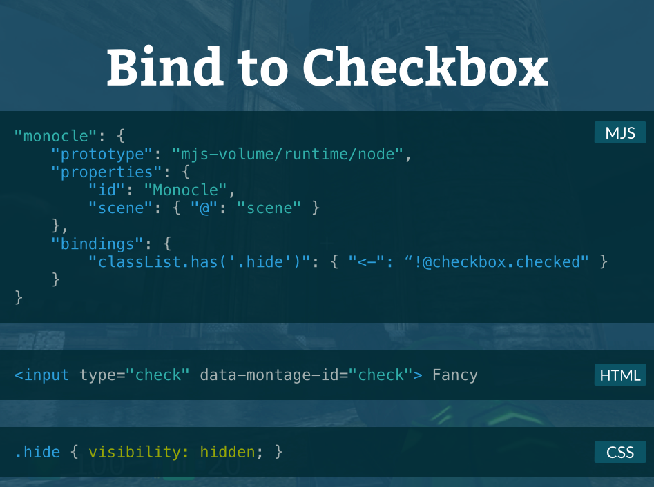 A slide I made for a recent MontageJS presentation A slide I made for a recent MontageJS presentation